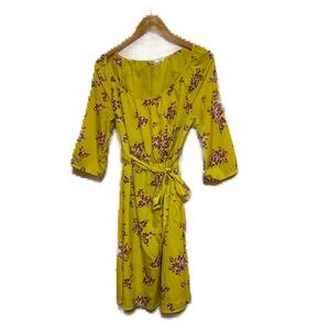 Old Navy Yellow Floral Dress